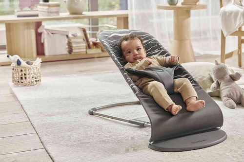 BABYBJÖRN - Bouncer Bliss, Anthracite/Landscape Print, Cotton