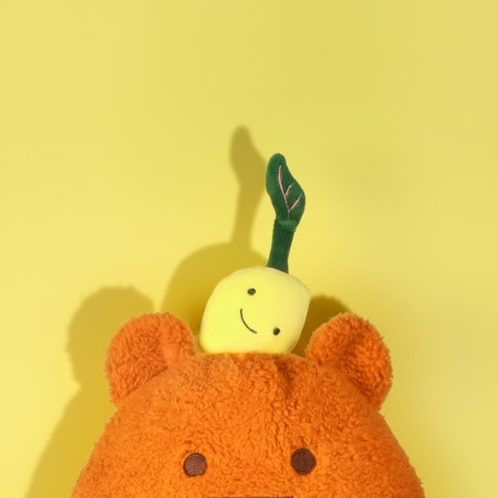 DOUDOU - MIAM! John Lemon, 60 cm, orange lemon
