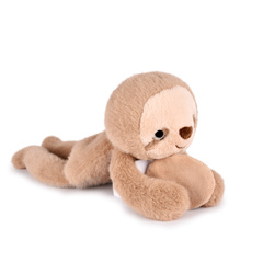 DOUDOU - magnetic plush Podcoll Sloth, Histoire d'Ours, 30 cm, beige