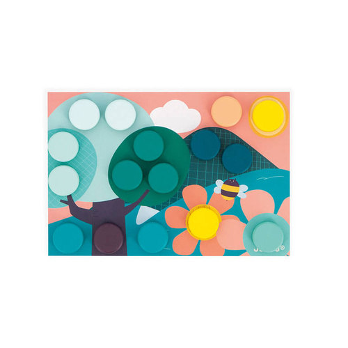 Janod - The first wooden mosaic 2+ puzzle