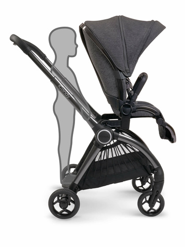 iCandy Core Pushchair and Carrycot Dark Grey