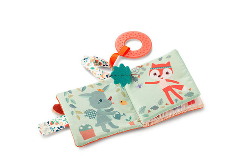 LILLIPUTIENS - Multifunctional mini-book with rustling foil and teether Sarenka Stella 6 m +