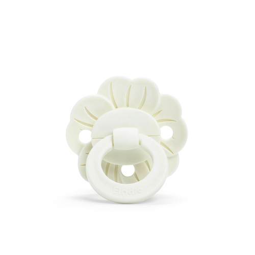 ELODIE DETAILS - Binky Bloom silicone pacifier 3m+, vanilla white