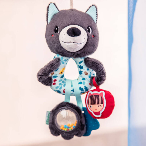 LILLIPUTIENS Wolf Louis multifunctional rattle 3 m+