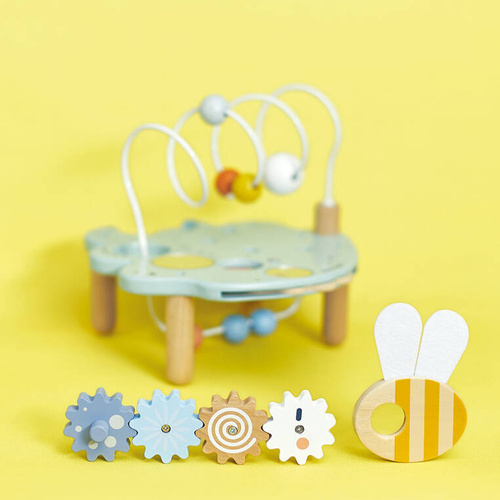 Janod - Multifunctional educational table Leaf Sweet Cocoon 18m+