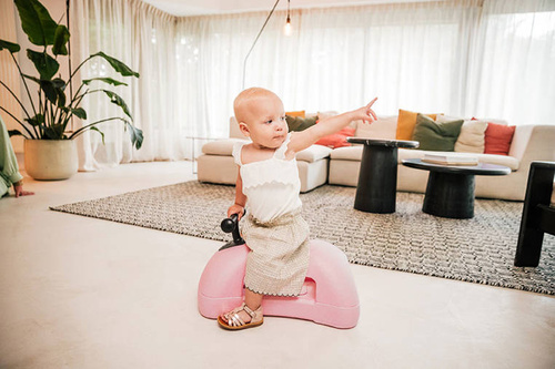 SCOOTANDRIDE - My First Ewolucyjny jeździk pchacz 3w1 6 m+ Rose