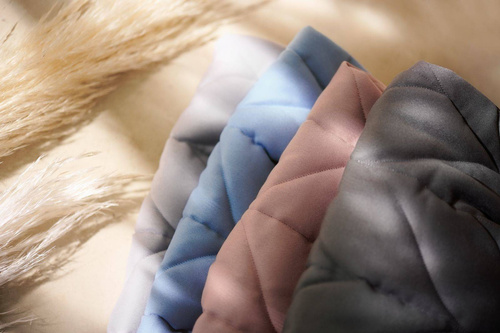 BABYBJÖRN - BLISS WOVEN, Blue (Light Grey, Petal Quilt)