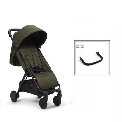 Elodie Details - Stroller MONDO - Rebel Green 2023 + Bumper bar SET