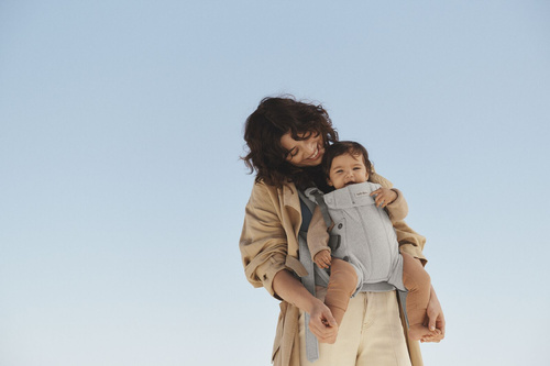 BABYBJORN - Baby Carrier Harmony, Woven, Light grey mélange