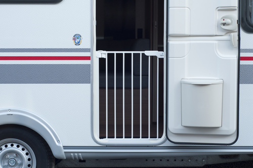 Baby Dan - SlimFit Gate with 2 extensions,white