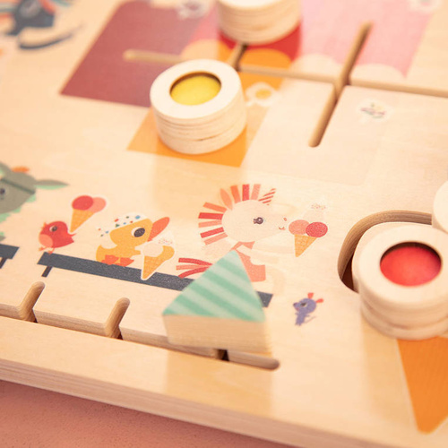 LILLIPUTIENS - Ice Cream Shop 18 m + wooden handling board