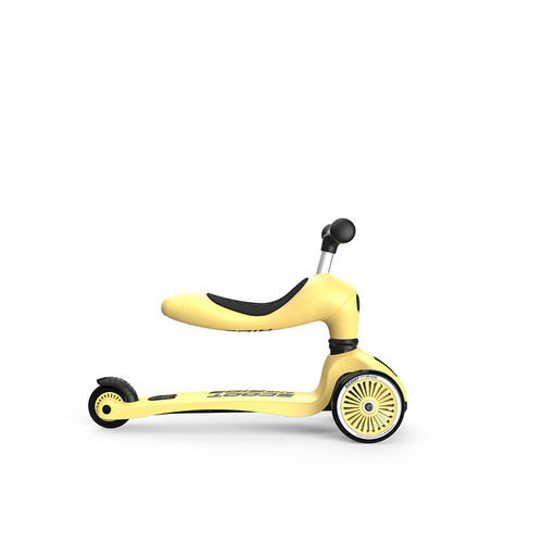 SCOOTANDRIDE - Highwaykick 2in1 Ride and scooter 1-5 years Lemon