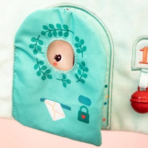 LILLIPUTIENS Soft activity board for play Stella the Deer and Joe the Dragon House 3 m+