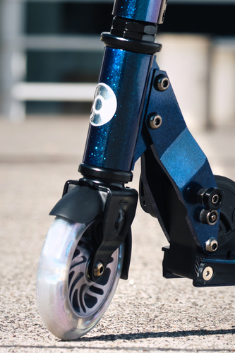 MICRO - two-wheeled scooter for children from 5 years Sprite LED, pearl blue purple
