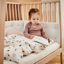 LEANDER - bumper for LEANDER LUNA™ i LINEA™, baby cot, snow