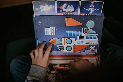 Janod - Magnetic puzzle Kosmos Magnetibook