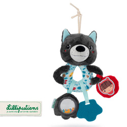 LILLIPUTIENS Wolf Louis multifunctional rattle 3 m+