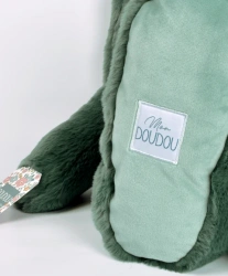 DOUDOU – Lapin Fleurette plush rabbit by Doudou et Compagnie, 70 cm, eucalyptus green