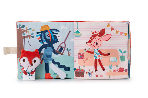 LILLIPUTIENS Activation book with mini-puppet Doctor Alice the fox 12 m+