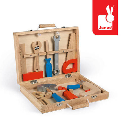 Janod - A suitcase with Brico 'Kids tools