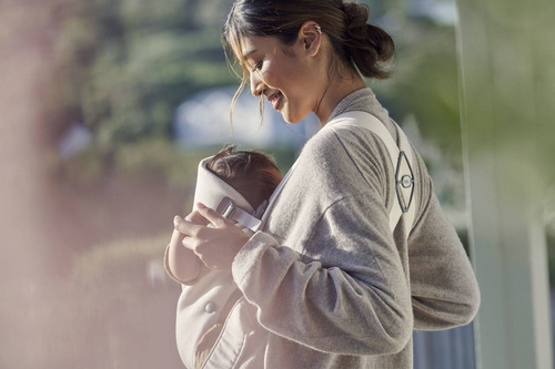 BABYBJÖRN - Baby Carrier MINI 3D Jersey, Light beige