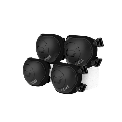 SCOOTANDRIDE - XXS Black children's protector set