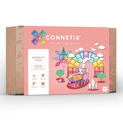 Connetix - 202 pc Pastel Mega Pack 