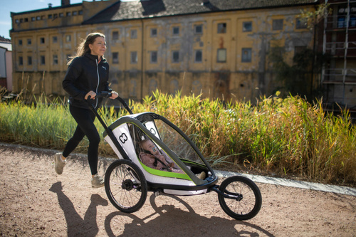 Hamax - Bike trailer for kids  BREEZE ONE - White/green