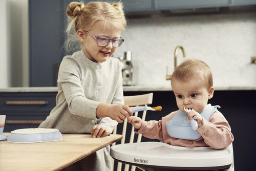 BABYBJORN - Baby Dinner Set - Powder Blue