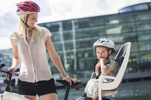 Hamax - Caress w/lockable bracket (frame mounted) - Green/black