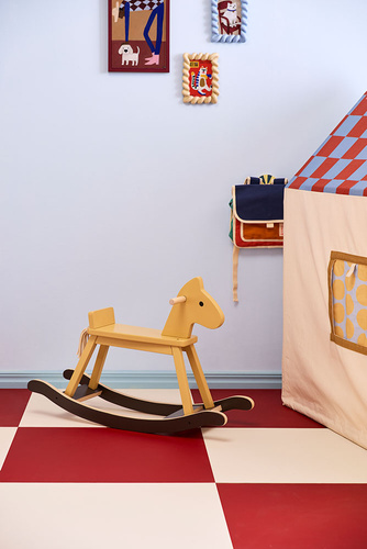 KID'S CONCEPT - rocking horse, honey yellow