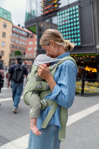 BABYBJORN - Baby Carrier HOLD, WOVEN, Light Green
