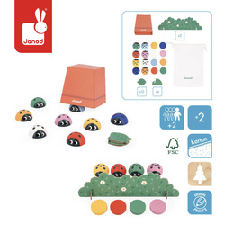 Janod - Ladybugs memory game 2+