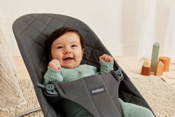 BABYBJÖRN - Bouncer Bliss Woven - Anthracite + Toy
