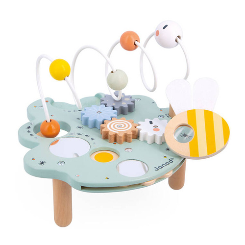 Janod - Multifunctional educational table Leaf Sweet Cocoon 18m+