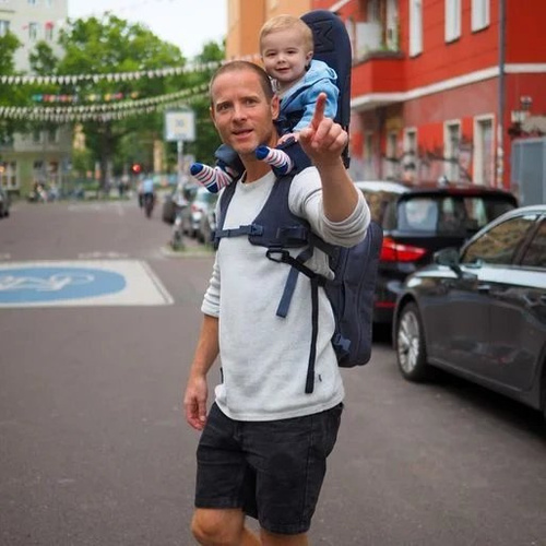 MiniMeis - G5 Carrier + Backpack HERO - Dusk Blue Core - SET