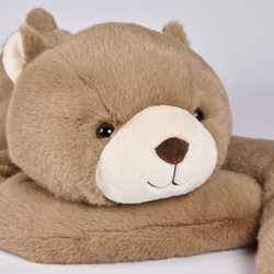 DOUDOU – Podcoll weighted plush teddy bear by Histoire d'Ours, 75 cm, light brown