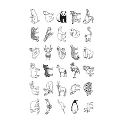 KIDYWOLF – refill set for KIDYDRAW-MINI 3+: Animals of the World, Oceans, and Pirates