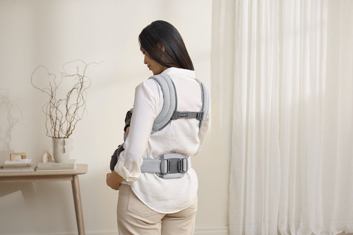 BABYBJORN - Baby Carrier Harmony, Woven, Light grey mélange