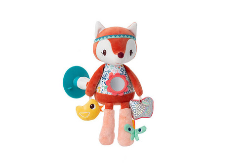 LILLIPUTIENS Multifunctional suction cup cuddly toy Fox Alice 6 m+