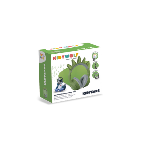 Kidywolf - Bluetooth headphones with magnetic ears KIDYEARS, dino