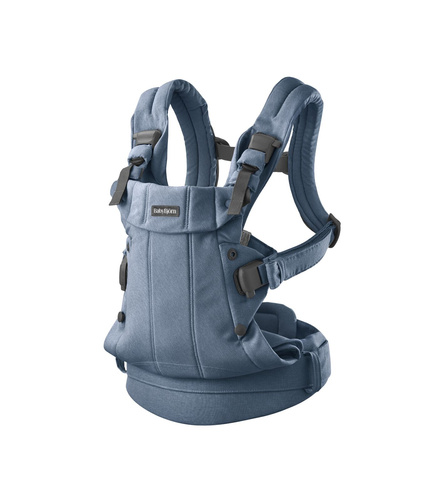BABYBJORN - Baby Carrier Harmony, Woven, Blue mélange