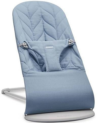 BABYBJÖRN - BLISS WOVEN, Blue (Light Grey, Petal Quilt)