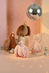 DOUDOU – Poulette plush chicken with golden eggs, Histoire d'Ours, 28 cm