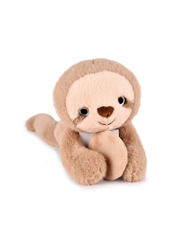 DOUDOU - magnetic plush Podcoll Sloth, Histoire d'Ours, 30 cm, beige
