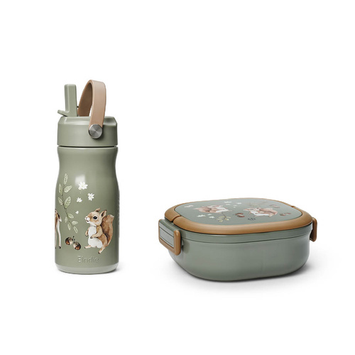 Elodie Details - lunchbox large + thermal bottle, Chipmunk Darling - SET