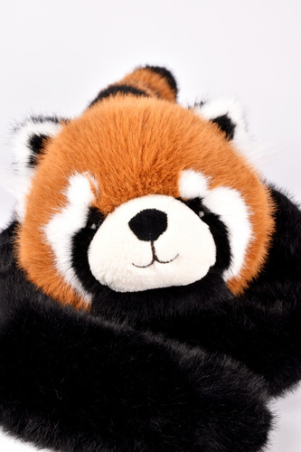 DOUDOU – Histoire d'Ours weighted red panda plush, 50 cm, orange