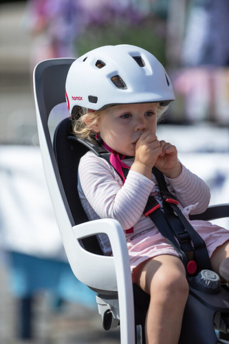 Hamax - CARESS w/carrier adapter (rack mounted) - Green/black