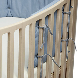 LEANDER - bumper for CLASSIC™ Baby Cot, dusty blue