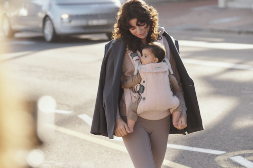 BABYBJORN - Baby Carrier Harmony, Woven, Light pink mélange